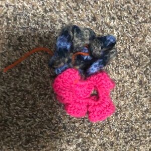 Handmade Crochet Hair Scrunchie Set